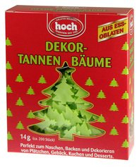 Dekor-Esspapier (Tannenbäume)