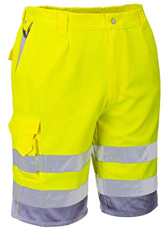 Portwest - Herren Sicherheit Shorts - XXL, Gelb