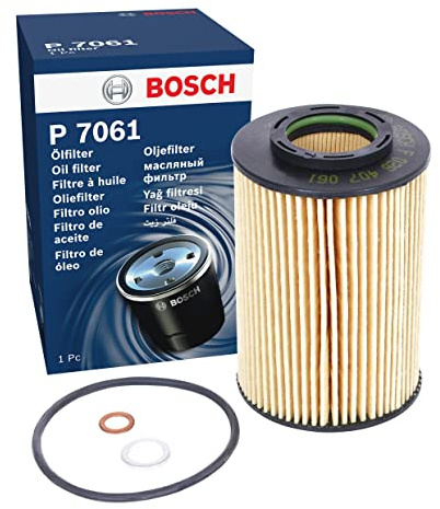 Bosch P7061 Car Oil Filter - Replacement Filter | Separates Soot and Metal Particles from Engine Oil - Provides Reliable Engine Lubrication
