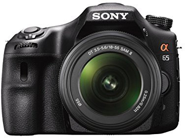 Sony SLTA65VL Fotocamera Reflex, Plastica, 1 Obiettivo Incluso, Minolta, Nero