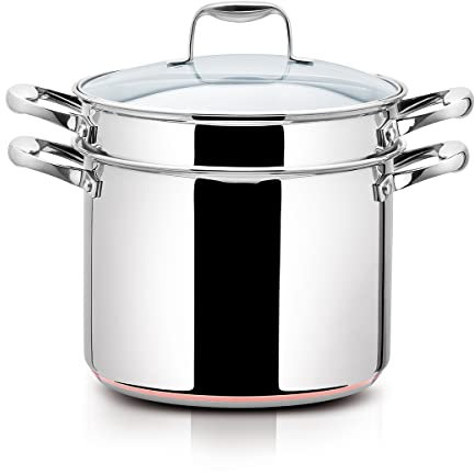 Giannini Set Pasta 3 Pezzi Ø 24 Cm-Lt. 7,9 Pentole, mulricolore