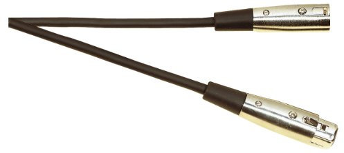 G113AA Standard 3 Pin XLR Plug to XLR Line Socket Microphone Lead 20m