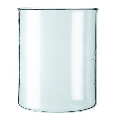 Bodum Spare Beaker Ersatzglas ohne Ausguss für Kaffeebereiter, 4 Tassen, 0.5l, Transparent, 01-11142-10, Durchsichtig