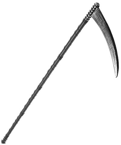 Horror-Shop Grim Reaper Sense aus Kunststoff als Kostümzubehör für Halloween | 138cm