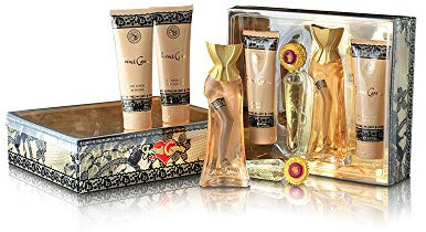 French Cancan by New Brand for Women - 4 Pc Gift Set 3.4oz EDP Spray, 0.5oz EDP Spray, 4.3oz Shower Gel, 4.3oz Body Lotion