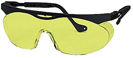 Uvex 9195-720 HC-AF Skyper Supravision Safety Spectacle, Amber, Pack of 2