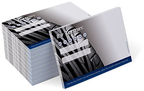 Terminblock Trend (10 Blöcke) je 50 Terminzettel für KfZ Werkstatt