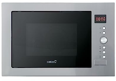 Cata Microondas Integrable MC 32 DC con Grill de acero inoxidable Capacidad 32 litros Ancho 60 cm 5 niveles de potencia Color Gris
