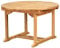 Kai Wiechmann Gartentisch Teak ausziehbar 120 cm rund Holztisch extra massiv