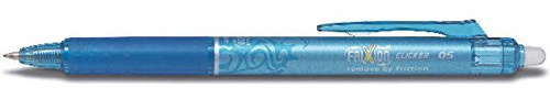 Frixion ballpoint click pen 05 Pilot - various colours light blue