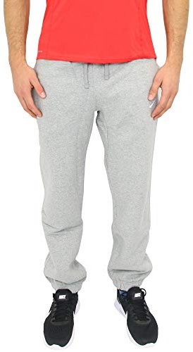 Nike Men Sport/Jogging-hose Lang Club Pants Trousers, Dark Grey Heather/White, M