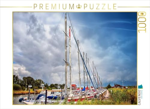 CALVENDO Puzzle Friesland - Vareler Hafen | 1000 Teile Lege-Größe 64 x 48 cm Foto-Puzzle für glückliche Stunden