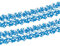 Girlande, Papier Ø 16 cm · 4 m Bayrisch Blau schwer entflammbar