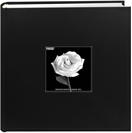 Pioneer Foto Alben 200 Pocket genäht Kunstleder Rahmen Cover Foto Album, 4 von 6, schwarz