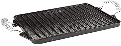Garcima - Plancha Hierro Fundido Esmaltada Rectangular 24 x 44 cm.