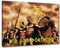 Ultras-Art wir sind Dortmund Kunst Format: 120x80, Bild auf Leinwand XL, fertig gerahmt