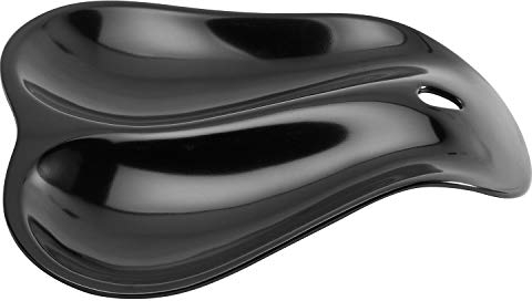 Hutzler Gourmac Twin Double Two Spoon Kitchen Utensil Melamine Rest Holder - Black