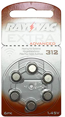 Rayovac Extra Mercury Free 312 Hörgerätebatterien