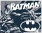 Poster Revolution SIG1731 Blechschild Batman Comic Logo Metall, blau