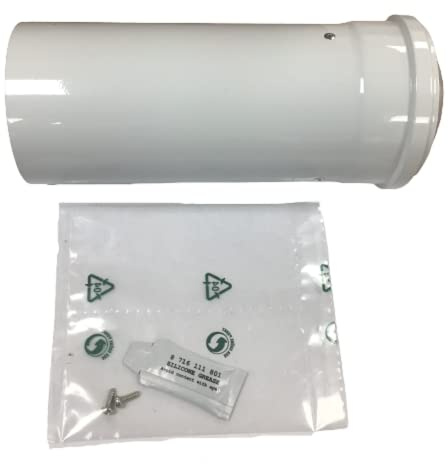 Worcester Telescopic 60/100 Short Extension Flue Pipe 220mm