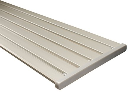 Gardinenschiene 5 und 6 läufig aus Aluminium in alu Silber, 480 cm (3 x 160 cm)