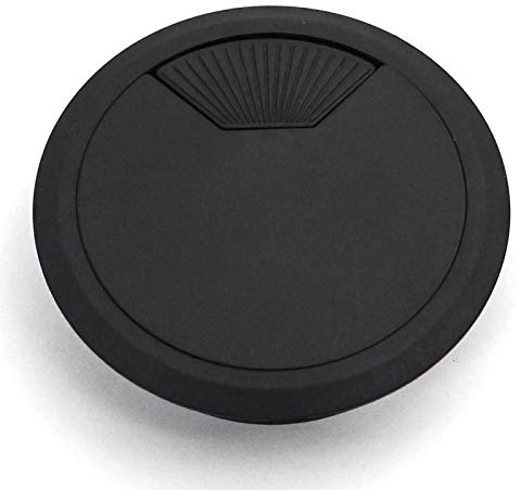 20 Stück SO-TECH® Kunststoff Kabeldurchführung Kabeldurchlass Ø 80 mm schwarz