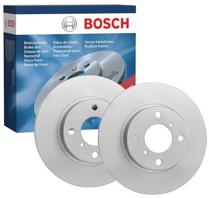 Bosch BD2046 Bremsscheiben vorne - 246,7 mm - 1 Satz aus 2 Scheiben | Belüftete, hochgekohlte Bremsscheiben - ECE-R90-zertifiziert - hohe Kühlleistung und zuverlässiger Korrosionsschutz