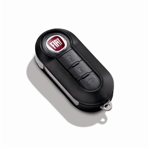 COVER CHIAVE GUSCIO COMPATIBILE PER FIAT 500 DELTA PUNTO EVO PANDA BRAVO TELECOMANDO 3 TASTI LOGO NON FIAT