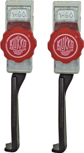 Kukko 1-95-P Paar Abzhaken mit Rändel 100 mm