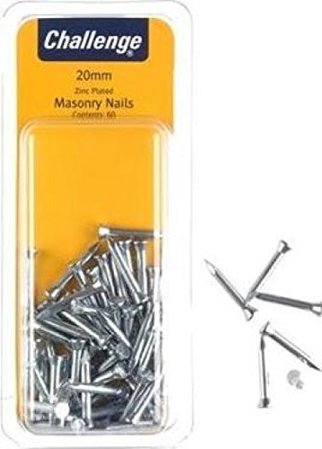 Chall Zinc Plated Masonry Nails 50mm Clam Pk 40pk - 40277