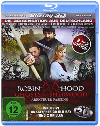 Robin Hood: Ghosts of Sherwood (Abenteuer-Fassung) (inkl. anaglypher 3D Blu-Ray und 2 Brillen) [Blu-ray 3D]