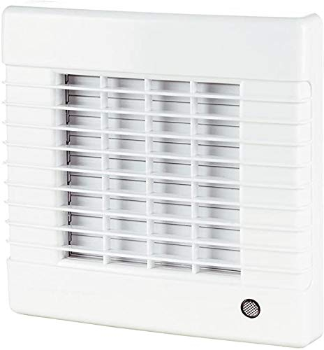 Haus-/Badlüfter mit automatischer Jalousie - Ø125mm, Timer, (9213)