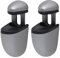 Duraline Select Mini Regalträger Träger für Regalboards, 4-24 mm, silber, á 2 Stück je Verpackung