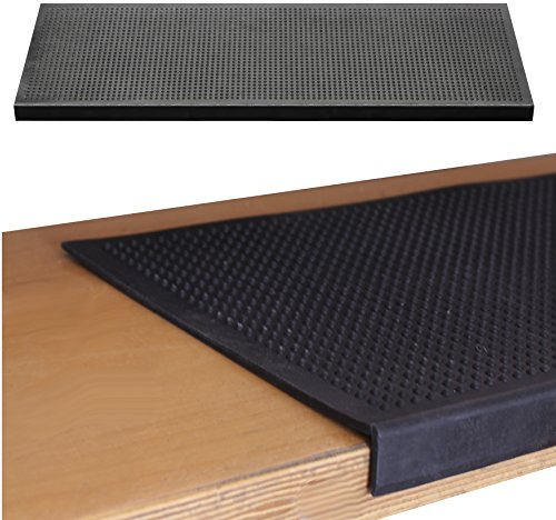 BigDean Gummi Stufenmatte 25x75cm Gummimatte Rutschschutz Treppe Stufen Außen mit Winkelkante Selbstklebend Gummistufenmatte