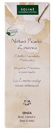 Natura pronta estratto analcolico allo Zenzero indicato per la sensazione di nausea 50 ml - Prodotto erboristico made in Italy