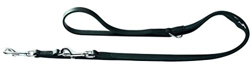 HUNTER ECCO SPORT Verstellbare Hundeführleine, 15/200 cm, schwarz