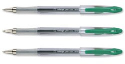 5 Star Office Roller Gel Pen Green Pack of 12