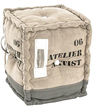 HAKU Möbel 15653 Hocker, Textilgewebe, 38 x 38 x 44 cm