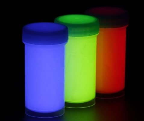 Unsichtbare Leuchtfarbe Set 3x50ml (10,63€/100ml) blau, grün, rot
