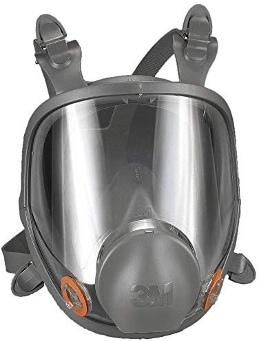 3M 6800 Full Facepiece Reusable Respirator, Medium, Gray