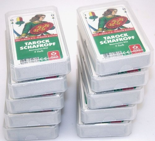 ASS Zehnerpaket TAROCK SCHAFKOPF Bayerisches Bild Spielkarten