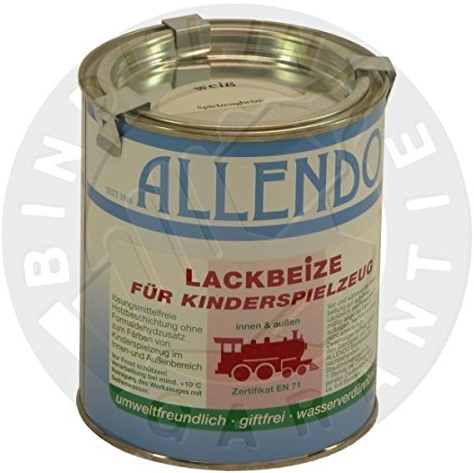 Lackbeize für Spielzeug inkl. Pinsel (750 ml farblos-transparent)