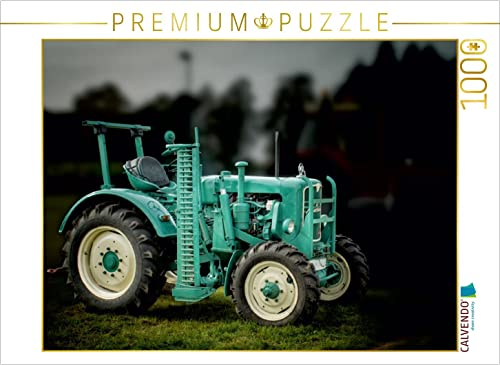 CALVENDO Puzzle Oldtimer Traktor Man 1000 Teile Puzzle quer | 1000 Teile Lege-Größe 64 x 48 cm Foto-Puzzle für glückliche Stunden