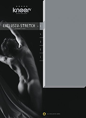 Kneer Exclusive-Stretch Q93 Spannbetttuch 40cm extra hoch, Farbe:97 - Lilie;Größe:90x190-100x220 cm
