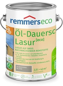 Remmers Öl-Dauerschutz-Lasur [eco] (2,5 l, silbergrau)
