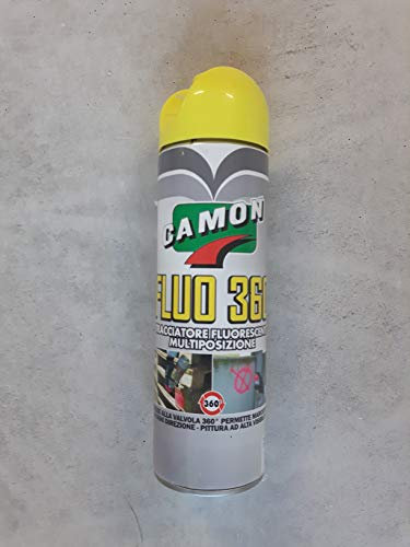 Camon Fluo 360 - Peinture spray fluorescente professionnelle pour la sculpture au sol