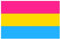 The Jokeshop New Pansexuelle Flagge, Festival Banner Gay Pride, 90 x 150 cm, Polyester