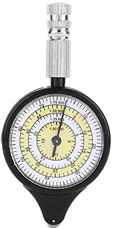 Keenso Outdoor Map Measurer, Mini Map Measuring Tool, Map Wheel Measurement Tool, Distance Calculator for Camping, Hiking, Cycling, Hunting, Climbing, Exploring, Navigation