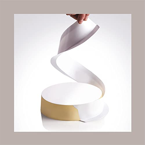 Lucgel Stampo Teglia Plastica Monouso per Semifreddi Cheesecake Torte Dessert One Strip Monoporzione Dm63H40mm - 36 pezzi -