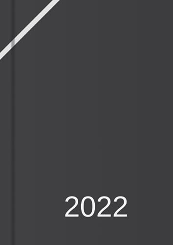 Tagesplaner 2022 DIN A4, Planer groß, 1 Tag - 1 Seite: Tageskalender 22 für 365 Tage, Platz für Termine, Todos, usw., für Freizeit und Business (schwarz)